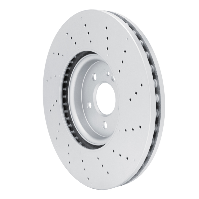 Mercedes-Benz A45 AMG Brake Rotor (1) - Front - R1 Concepts - Drilled GeoSPEC Coated - `20-`25